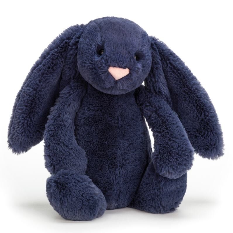 Jellycat Medium Bashful Navy Bunny